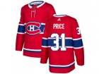 Youth Adidas Montreal Canadiens #31 Carey Price Red Home Authentic Stitched NHL Jersey