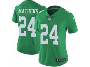 Women Nike Philadelphia Eagles #24 Ryan Mathews Limited Green Rush NFL Jersey