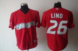 MLB Toronto Blue Jays #26 Lind red