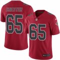 Mens Nike Atlanta Falcons #65 Chris Chester Limited Red Rush NFL Jersey