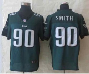 Nike jerseys philadelphia eagles #90 smith green[Elite]