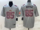 Nike 49ers #85 George Kittle Gray Atmosphere Fashion Vapor Limited Jersey