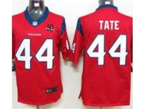 Nike NFL Houston Texans #44 Ben Tate red Jerseys W 10th Patch(Limited)