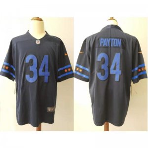 Nike Bears #34 Walter Payton Black All Star Vapor Untouchable Limited Jersey