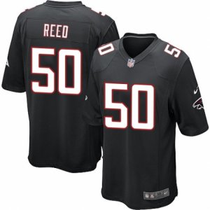 Mens Nike Atlanta Falcons #50 Brooks Reed Game Black Alternate NFL Jersey