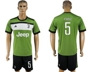 2017-18 Juventus 5 PJANIC Third Away Soccer Jersey