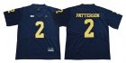 Michigan Wolverines 2 Shea Patterson Navy College Football Jersey