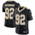 Nike Saints #92 Marcus Davenport Black Vapor Untouchable Limited Jersey