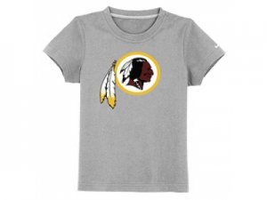 nike washington redskins logo youth T-Shirt lt.grey