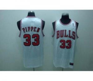 nba chicago bulls #33 pippen regular white