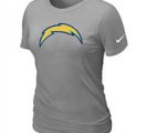 Women San Diego Charger L.Grey T-Shirts