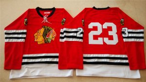 NHL Mitchell And Ness 1960-61 Chicago Blackhawks #23 Noname red Throwback jerseys