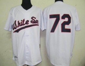 mlb Chicago White Sox #72 Fisk m&n White