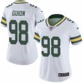 Women's Nike Green Bay Packers #98 Letroy Guion Limited White Rush NFL Jersey