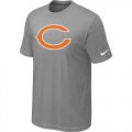 Chicago Bears Sideline Legend Authentic Logo T-Shirt Light grey