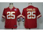 Nike NFL kansas city chiefs #25 charles red Game Jerseys