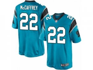 Men\'s Nike Carolina Panthers #22 Christian McCaffrey Limited Blue Alternate NFL Jersey