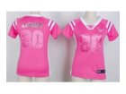 Nike women nfl jerseys houston texans #80 a.johnson pink[fashion Rhinestone sequins]