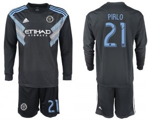 2018-19 New York City FC 21 PIRLO Away Long Sleeve Soccer Jersey