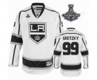 nhl jerseys los angeles kings #99 gretzky white[2014 Stanley cup champions]