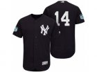 Mens New York Yankees #14 Starlin Castro 2017 Spring Training Flex Base Authentic Collection Stitched Baseball Jersey