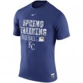 MLB Men's Kansas City Royals Nike 2016 Authentic Collection Legend Issue Spring Training Performance T-Shirt - Blue