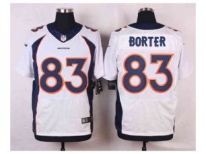 Nike denver broncos #83 borter white jerseys[new Elite]