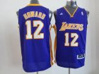 nba los angeles lakers #12 dwight howard blue[howard][revolution 30 swingman]