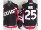 NHL Ottawa Senators #25 Chris Neil Black Jerseys
