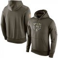 Men Chicago Bears Nike Olive Salute To Service KO Performance Hoodie