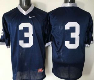 NCAA Nittany lions #3 Navy Blue Stitched Jerseys