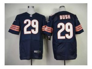 Nike chicago bears #29 bush blue jerseys[Elite]