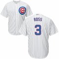 Youth Majestic Chicago Cubs #3 David Ross Replica White Home Cool Base MLB Jersey