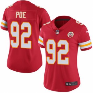 Women\'s Nike Kansas City Chiefs #92 Dontari Poe Limited Red Rush NFL Jersey