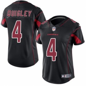 Women\'s Nike Arizona Cardinals #4 Ryan Quigley Limited Black Rush NFL Jersey