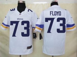 Nike Minnesota Vikings #73 Sharrif Floyd White Men\'s Stitched NFL Limited Jersey