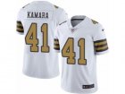 Mens Nike New Orleans Saints #41 Alvin Kamara Limited White Rush NFL Jersey