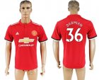 2017-18 Manchester United 36 DARMIAN Home Thailand Soccer Jersey
