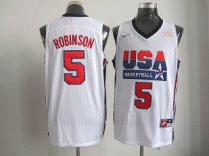 2012 usa jerseys #5 robinson white[robinson][Retro]