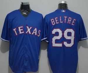 Texas Rangers #29 Adrian Beltre Blue New Cool Base Stitched Baseball Jersey