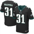 Nike Philadelphia Eagles #31 Byron Maxwell Black jerseys(Elite)