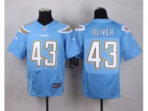 Nike San Diego Chrgers #43 Branden Oliver Electric Blue Alternate Men Stitched Jerseys(Elite)