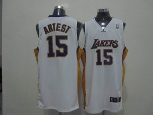 nba los angeles lakers #15 artest white