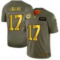 Nike Packers #17 Davante Adams 2019 Olive Gold Salute To Service Limited Jersey