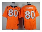 Nike jerseys denver broncos #80 thomas orange[Elite]