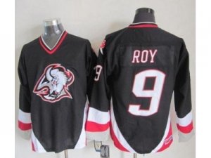 NHL Buffalo Sabres #9 Derek Roy Black CCM Throwback Stitched Jerseys