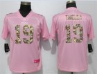Nike Vikings #19 Adam Thielen Pink Camo Fashion Women Limited Jersey