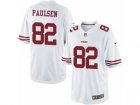 Mens Nike San Francisco 49ers #82 Logan Paulsen Limited White NFL Jersey