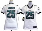 Nike Women Philadelphia Eagles #25 LeSean McCoy White Jerseys