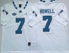 North Carolina Tar Heels #7 Sam Howell White College Football Jersey